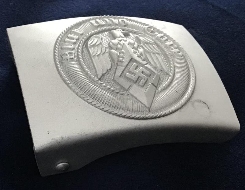 Third Reich Hitler Youth Belt Buckle with Tag — image 5