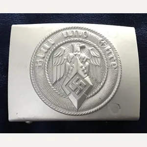 Third Reich Hitler Youth Belt Buckle with Tag