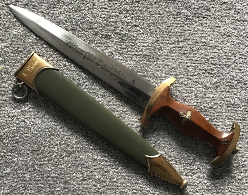 Third Reich Marine SA/NPEA Dagger-Bickel-Personalised — image 3