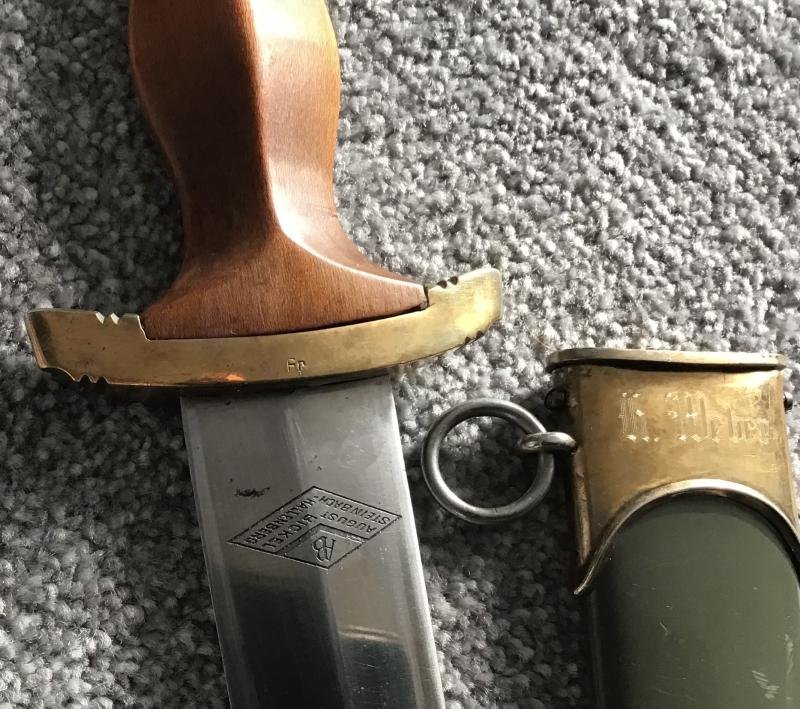 Third Reich Marine SA/NPEA Dagger-Bickel-Personalised — image 5
