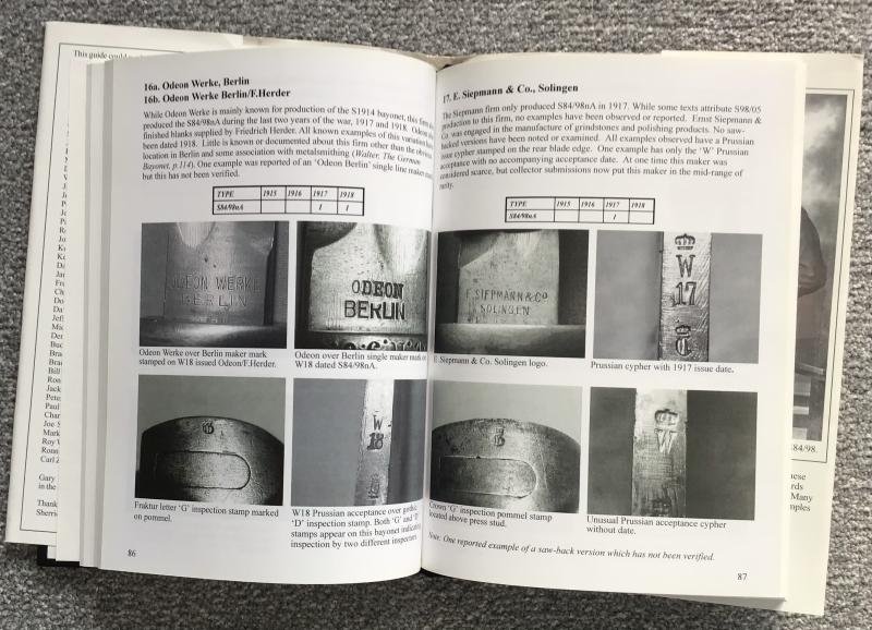 Book-The German Bayonet S84/98-Karem — image 2