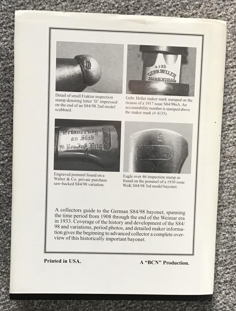 Book-The German Bayonet S84/98-Karem — image 4