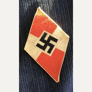 Third Reich HJ Lozenge-RZM Tagged