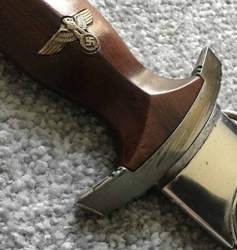 Third Reich SA Marine Dagger-Gebrüder Grafrath Transitional — image 2