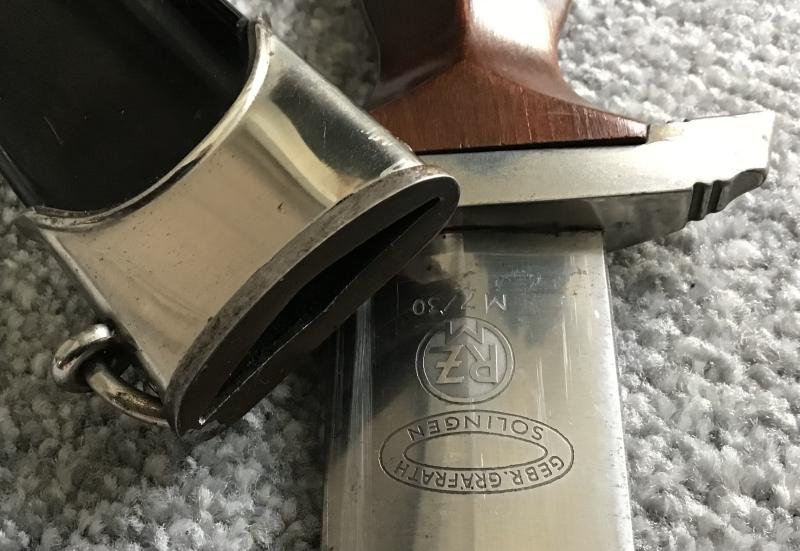 Third Reich SA Marine Dagger-Gebrüder Grafrath Transitional — image 3