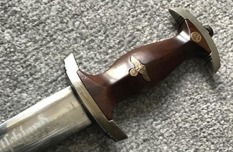 Third Reich SA Marine Dagger-Gebrüder Grafrath Transitional — image 4