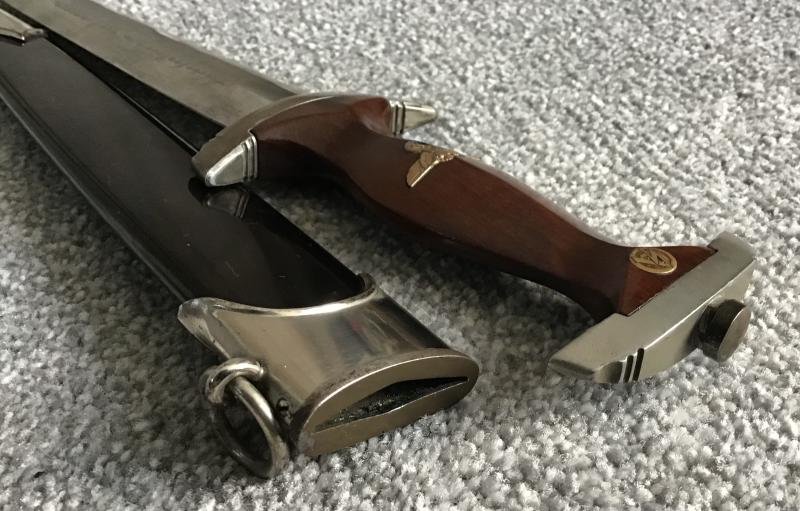 Third Reich SA Marine Dagger-Gebrüder Grafrath Transitional — image 5