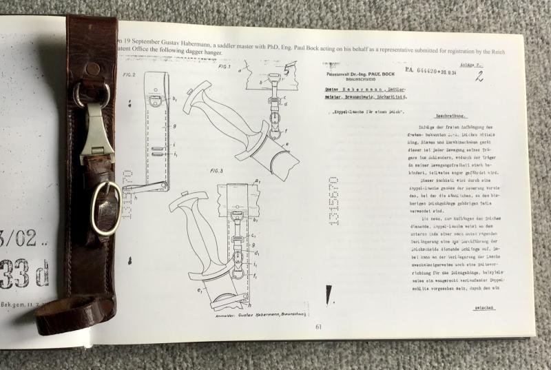 Third Reich SA Dagger Vertical Hanger — image 5