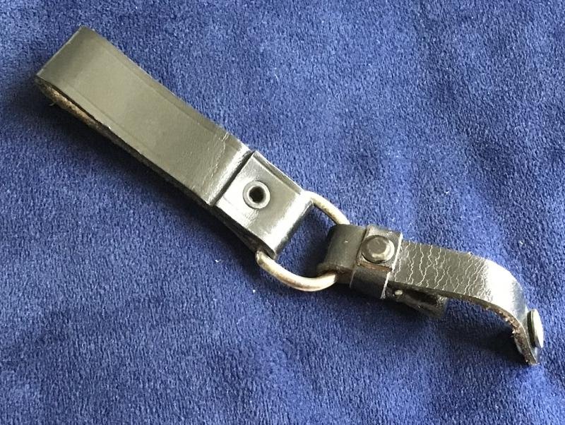 Third Reich SS Dagger Belt Loop and Grip Strap — image 2
