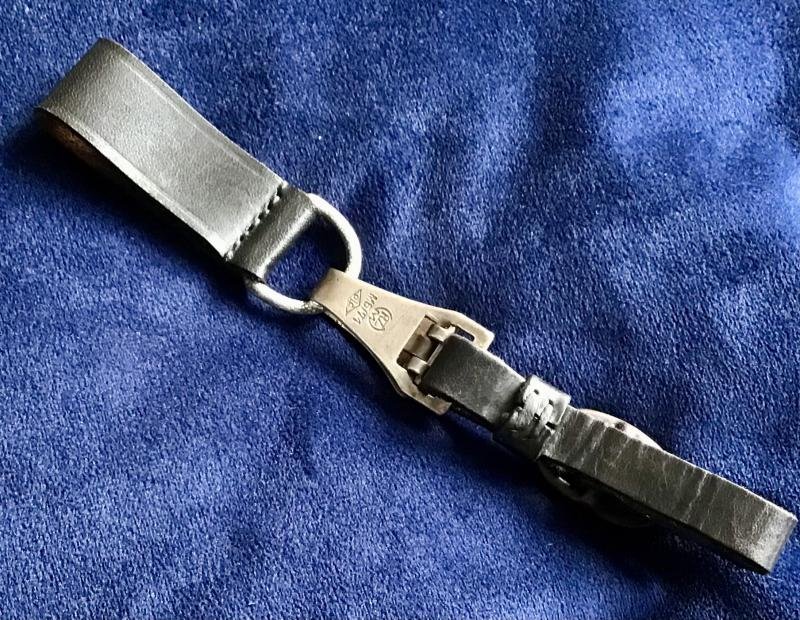 Third Reich SS Dagger Single Piece Hanger and Belt Loop