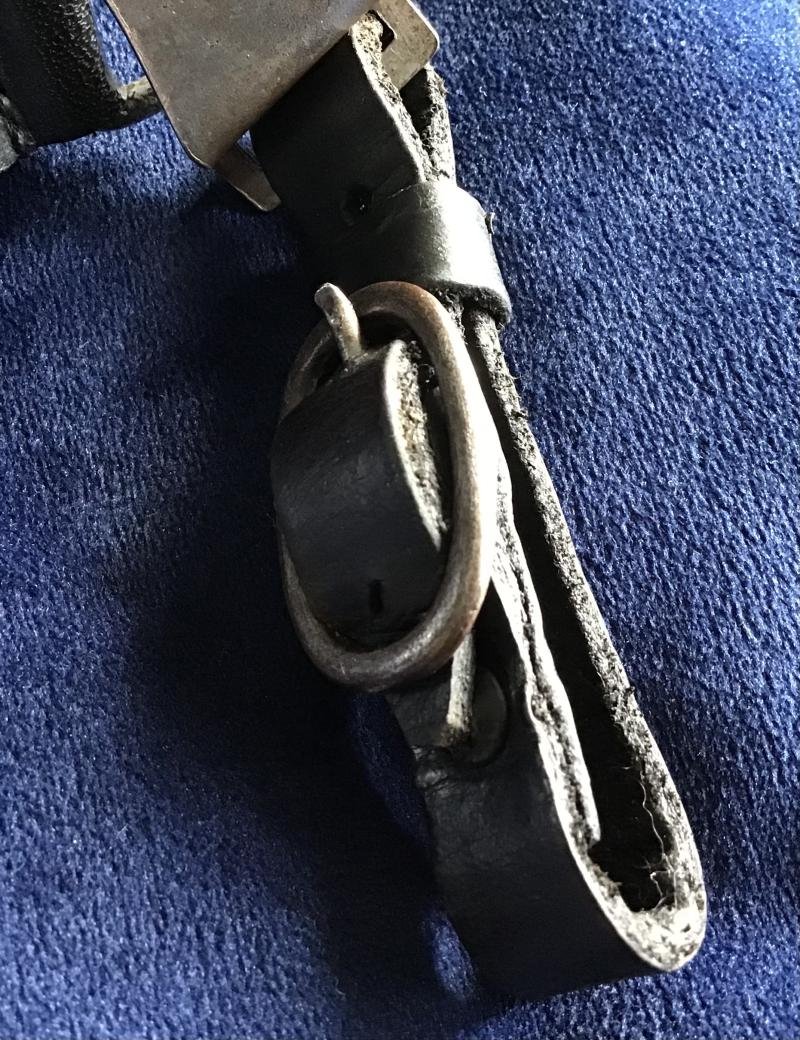 Third Reich SS Dagger Single Piece Hanger and Belt Loop — image 5