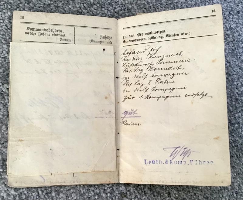 WW1 German Soldiers Military Pass — image 5