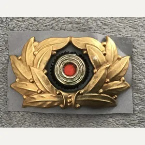 Third Reich TENO High Leader Metal Laurel Wreath And Cockade …