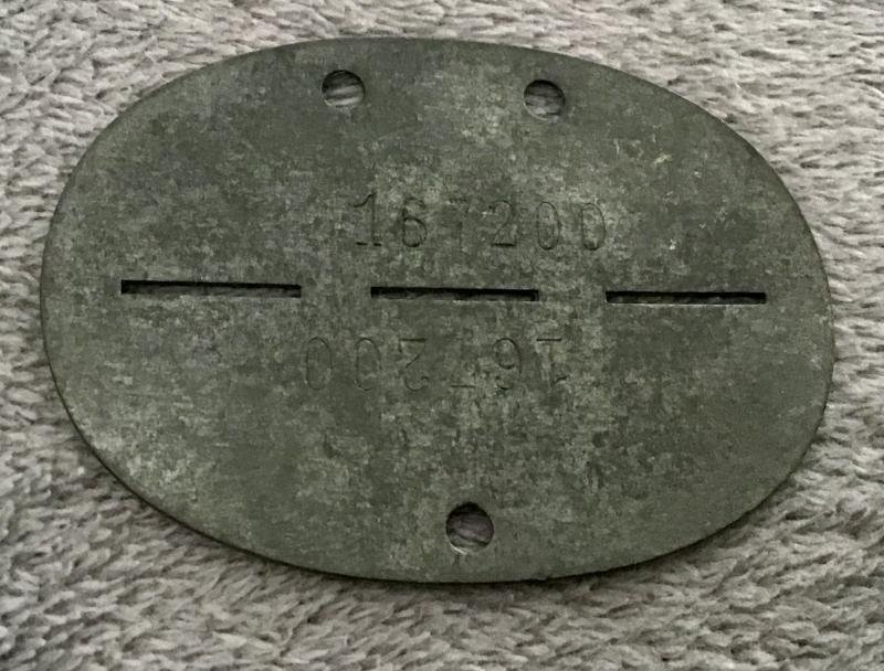 Third Reich TENO Members Dog Tag — image 2