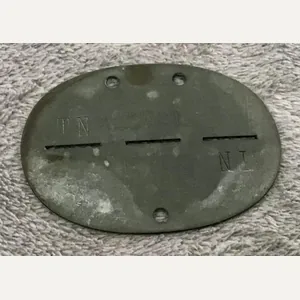 Third Reich TENO Members Dog Tag
