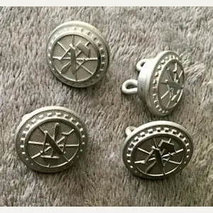Third Reich Teno Uniform Buttons