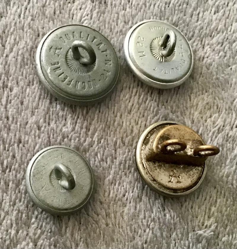Third Reich Teno Uniform Buttons — image 2