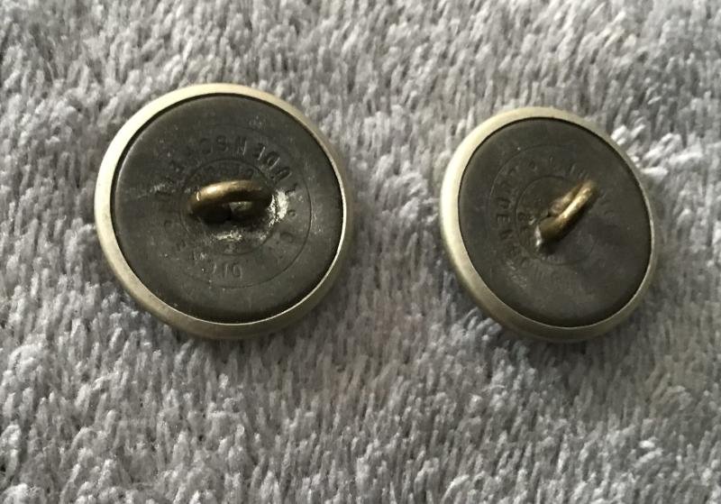 Third Reich TENO Uniform Buttons — image 2