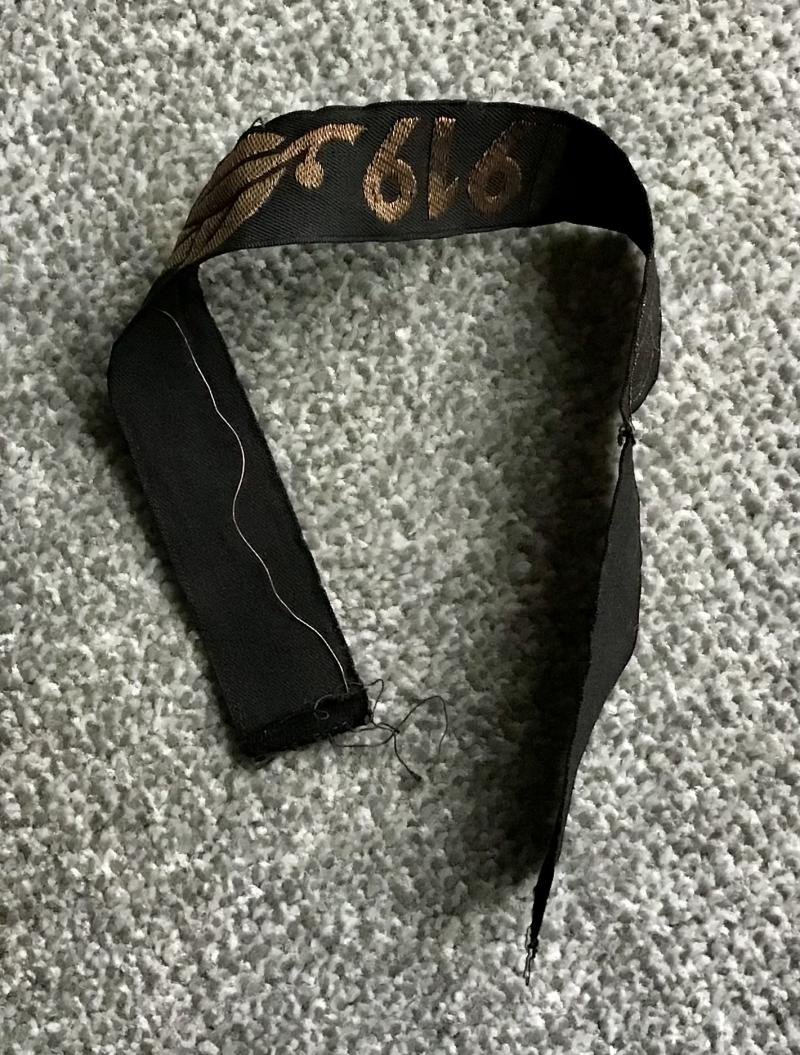 Third Reich TENO Cuff Title-1919 — image 2