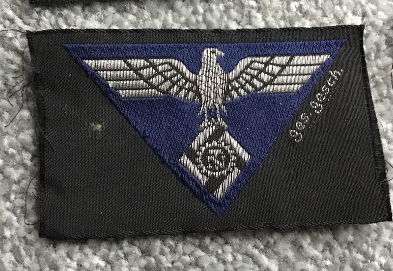 Third Reich TENO Cap Insignia — image 3