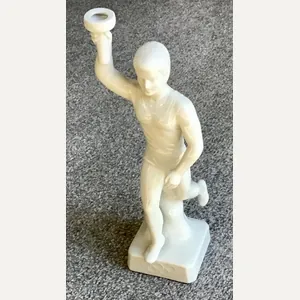 Vintage Porcelain Olympic Torch Bearer