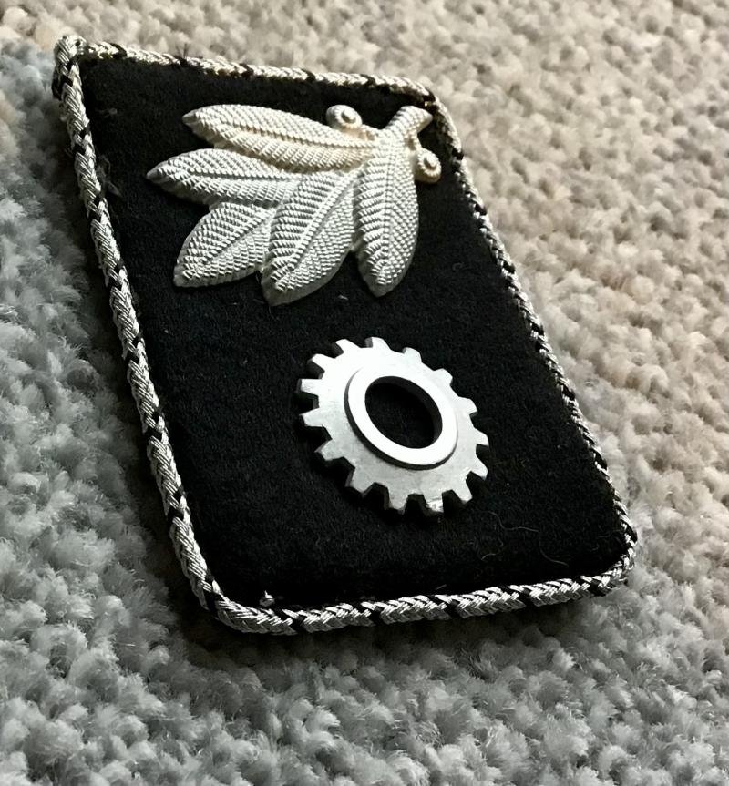 Third Reich TENO Collar Tab — image 4