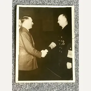 Third Reich Press Photo-Hitler/Doenitz