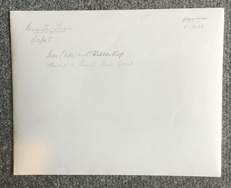 Third Reich Press Photo-Hess/Ribbentrop — image 2