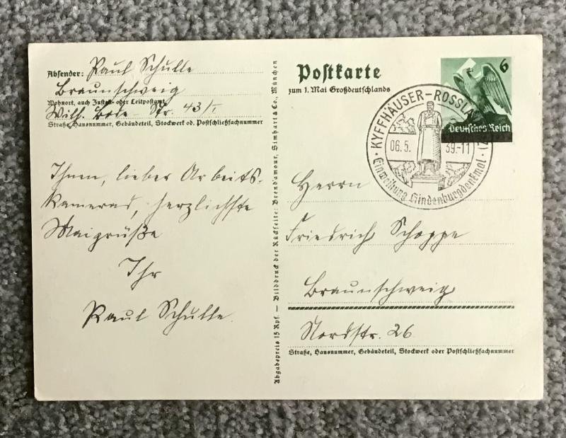 Third Reich Propoganda Postcard — image 2