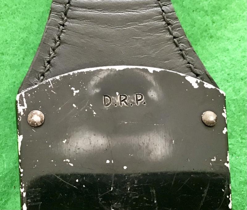 Third Reich Dress Bayonet Frog-D.R.P. Marked — image 3