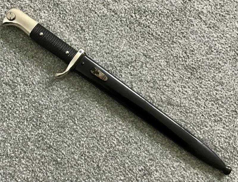 Third Reich Single Etch Dress Bayonet-Evertz — image 2