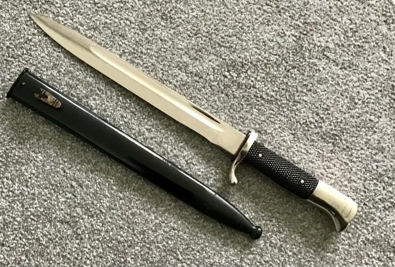 Third Reich Single Etch Dress Bayonet-Evertz — image 3