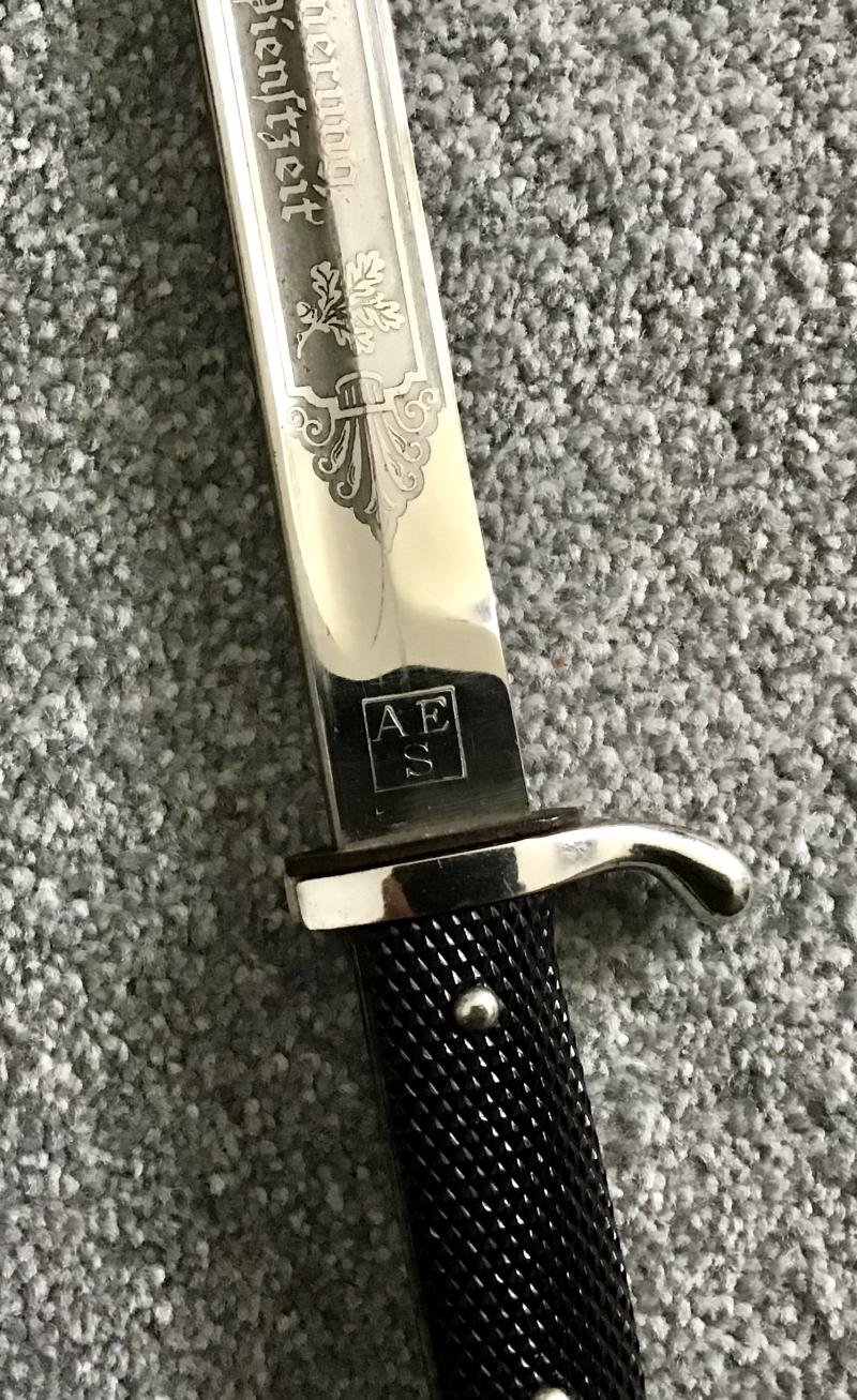 Third Reich Single Etch Dress Bayonet-Evertz — image 4