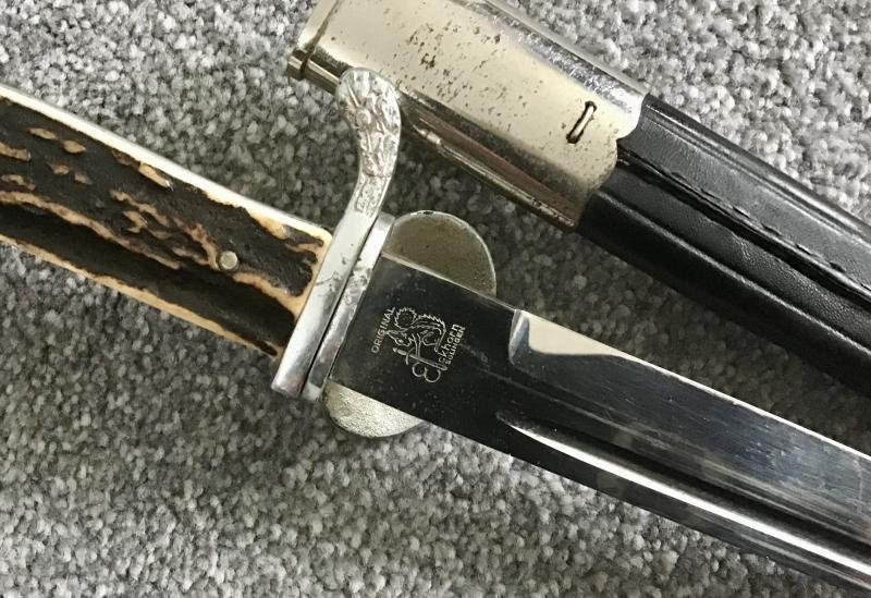 Third Reich Municipal Police Clamshell Bayonet-Eickhorn — image 2