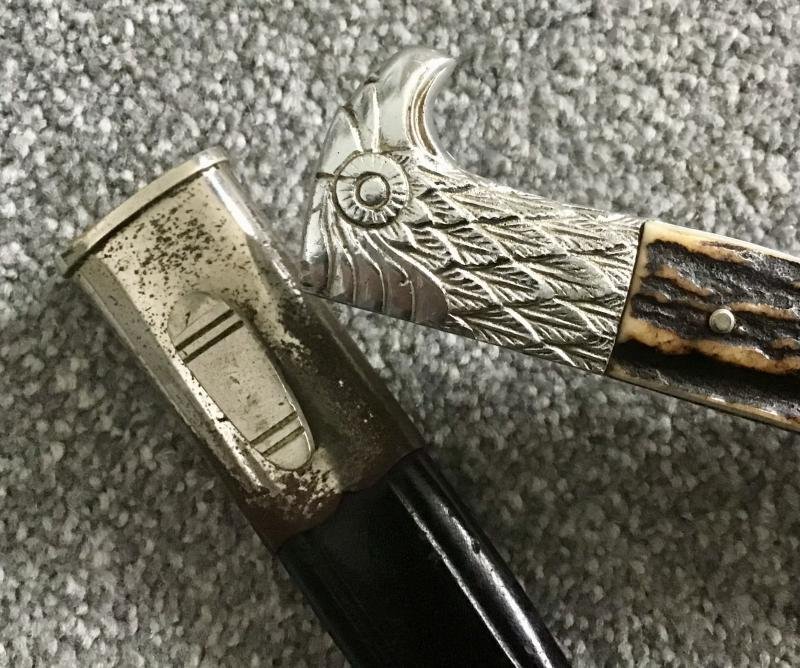 Third Reich Municipal Police Clamshell Bayonet-Eickhorn — image 5