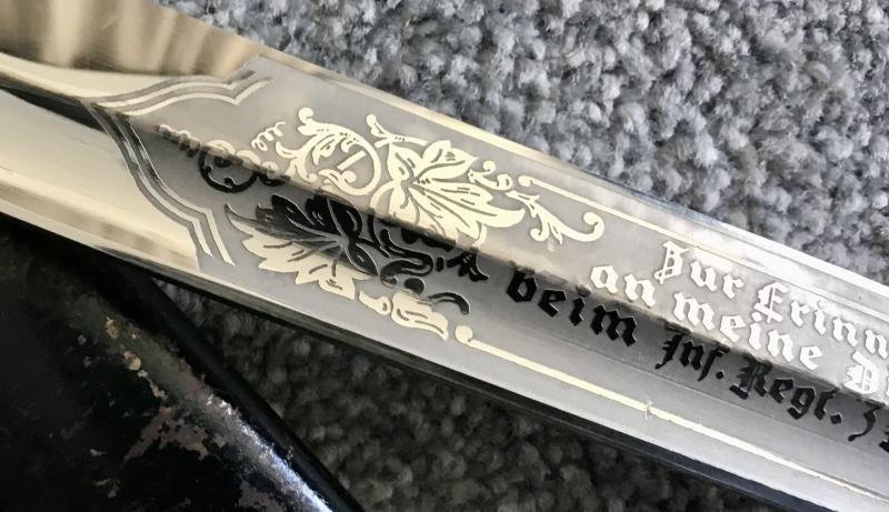 Third Reich Pioneer Etched Dress Bayonet-Pack — image 3