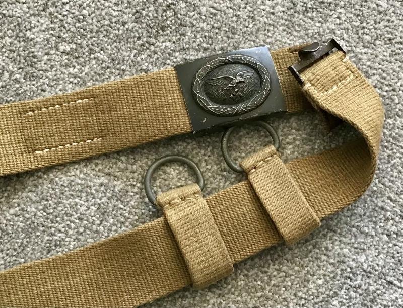 Third Reich Tropical Belt and Buckle — image 2