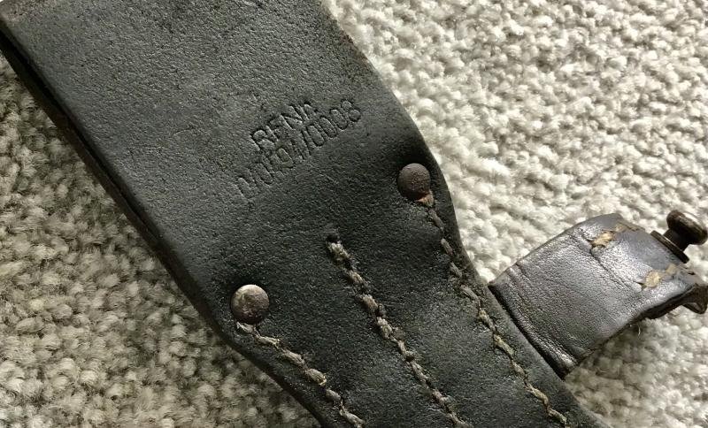 Third Reich K98 Combat Bayonet Frog — image 3