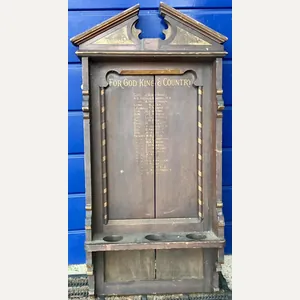 Vintage Commemorative Plaque