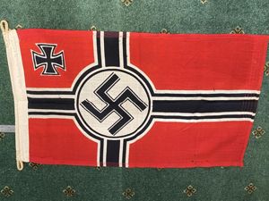 ONE OF THE RAREST AND MOST DESIRABLE THIRD REICH FLAGS.