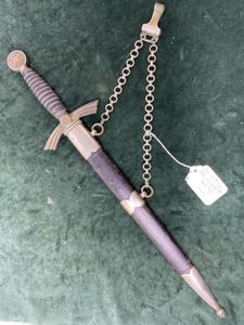 AN EARLY AND VERY UNCLEANED 1st LUFTWAFFE DAGGER BY RARE …