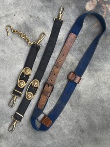 SET OF THIRD REICH NAVAL DAGGER HANGERS & UNDER-BELT.