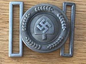 RAD OFFICERS 2 PIECE ALLOY BELT BUCKLE.