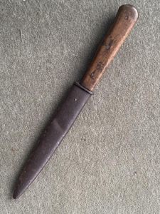 A NICE, AS FOUND, WW2 GERMAN 'Nahkampfmesser' CLOSE COMBAT KNIFE …