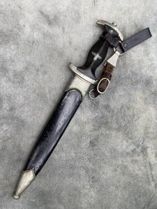 RARE '33 SS DAGGER BY BOKER WITH TRIPLE HANGER.