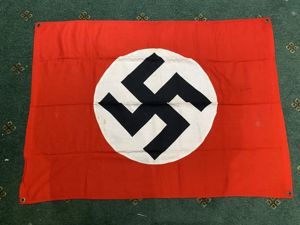 A NEAR PERFECT EXAMPLE OF A VEHICLE RECOGNITION FLAG.