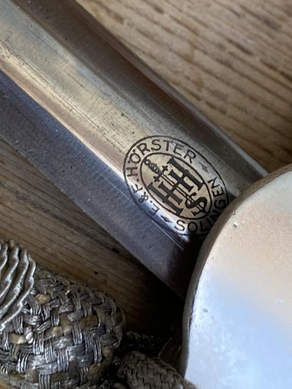 LAND CUSTOMS DAGGER WITH ORIGINAL KNOT BY HORSTER. — image 10