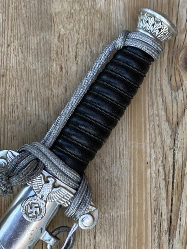 LAND CUSTOMS DAGGER WITH ORIGINAL KNOT BY HORSTER. — image 3