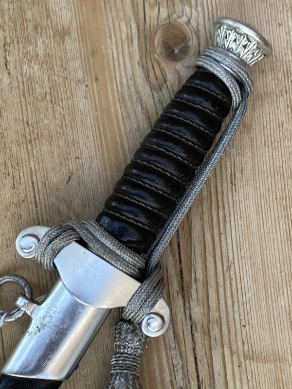 LAND CUSTOMS DAGGER WITH ORIGINAL KNOT BY HORSTER. — image 5