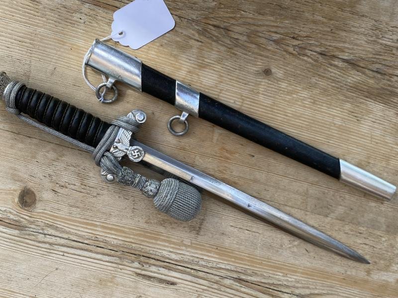 LAND CUSTOMS DAGGER WITH ORIGINAL KNOT BY HORSTER. — image 7